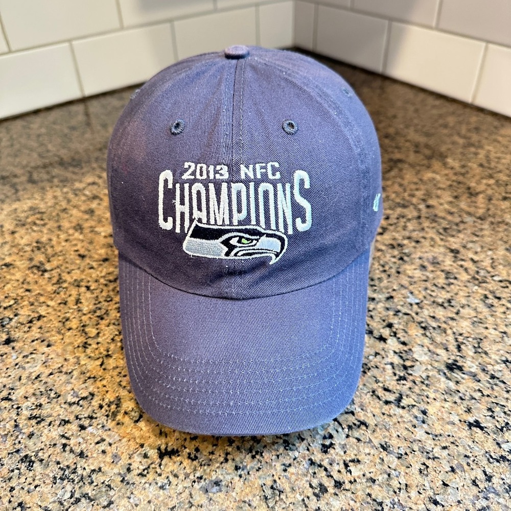 Seattle Seahawks '47 Clean Up Adjustable Blue 2013 NFC Champions Hat